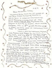 Letter to an American Soldier