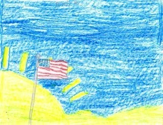 Thank you to American Soldiers art from Lyon Elementary School Republic MO