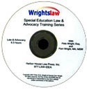 wrightslaw Multimedia Special Education Law and Advocacy training on CD Rom