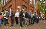 Long line at election in 2008