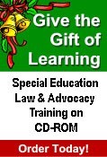 Wrightslaw Multimedia training on CD ROM