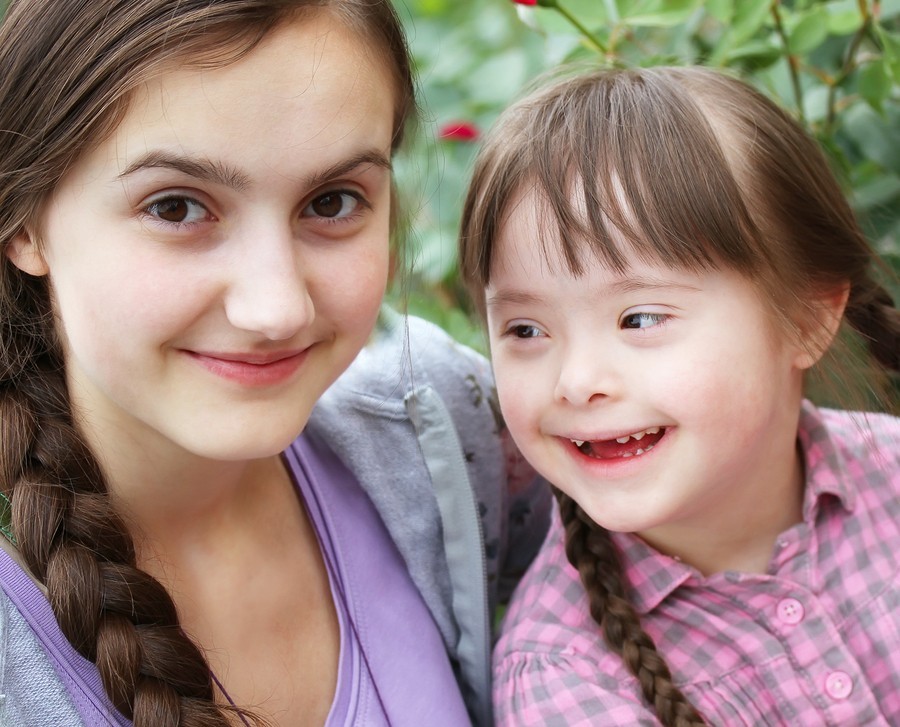 happy mom and daughter