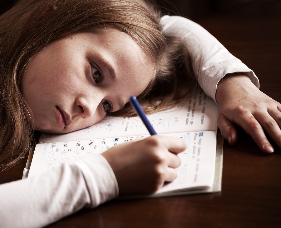 boy writing