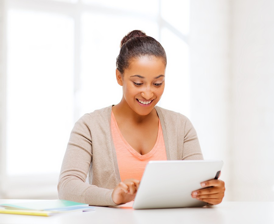 woman writing letter