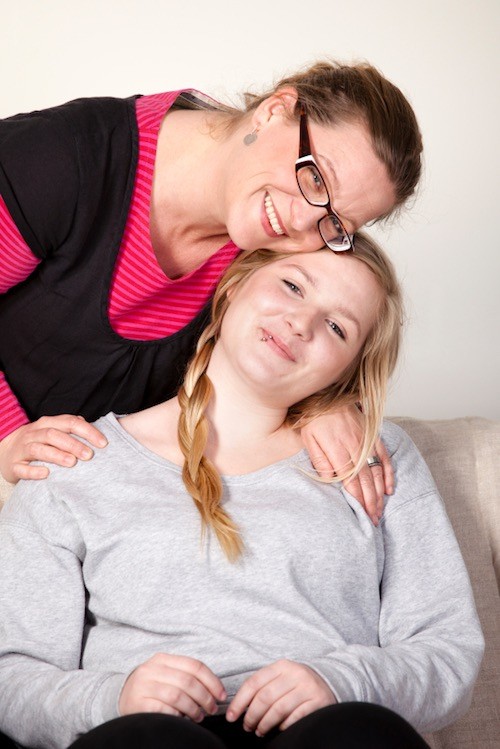 Mom and daughter picture