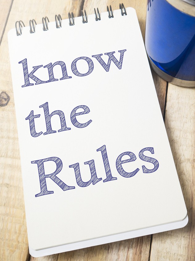 image of women note saying know the rules