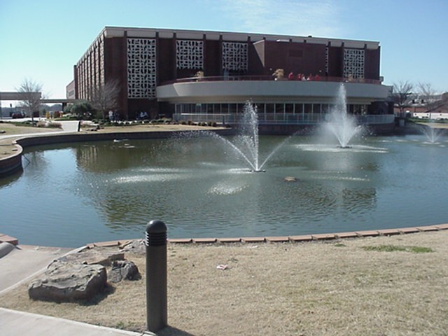 University of Central OK covered in snow