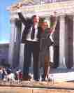 Pete Wright & Shannon Carter on Steps of U.S. Supreme Court