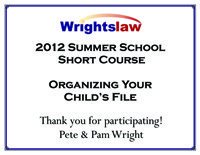 2011 Summer School Short Course Certificate