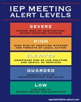 IEP Alert levels