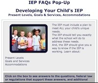 Wrightslaw IEP Pop-Up Developing Your Child's IEP