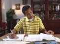 Jarron Draper studying