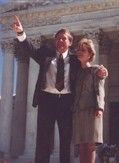 Pete and Shannon after Oral Argument before the Supreme Court