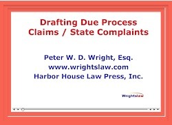 Writing Due Process Complaint Letters and State Complaint