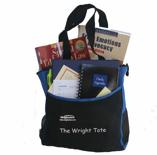 image of Wrightsaw IEP Tote Kit with Books