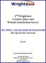 Wrightslaw Website Satisfaction Survey